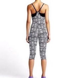 Nike dri fit Unitard Bodysuit Black/Gray Sz.XS